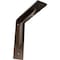 Ekena Millwork Stockport Steel Bracket, Hammered Dark Bronze 2"W x 8"D x 8"H BKTM02X08X08STHDB - alternate 1